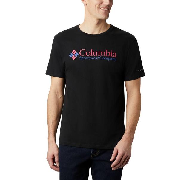 Columbia T-Shirt Herre CSC Basic Logo Sort UHQG13940 Danmark
